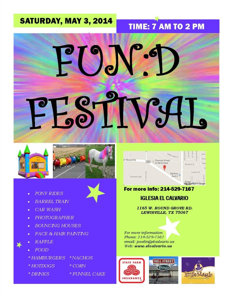 fundraising festival flyer